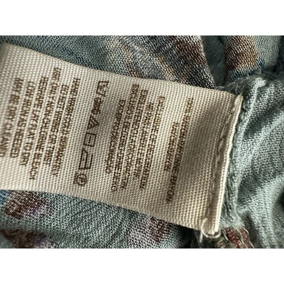 Free People Just The Two Of Us Floral Lace Inset Tunic Dress Mint Green Small - Picture 12 of 13